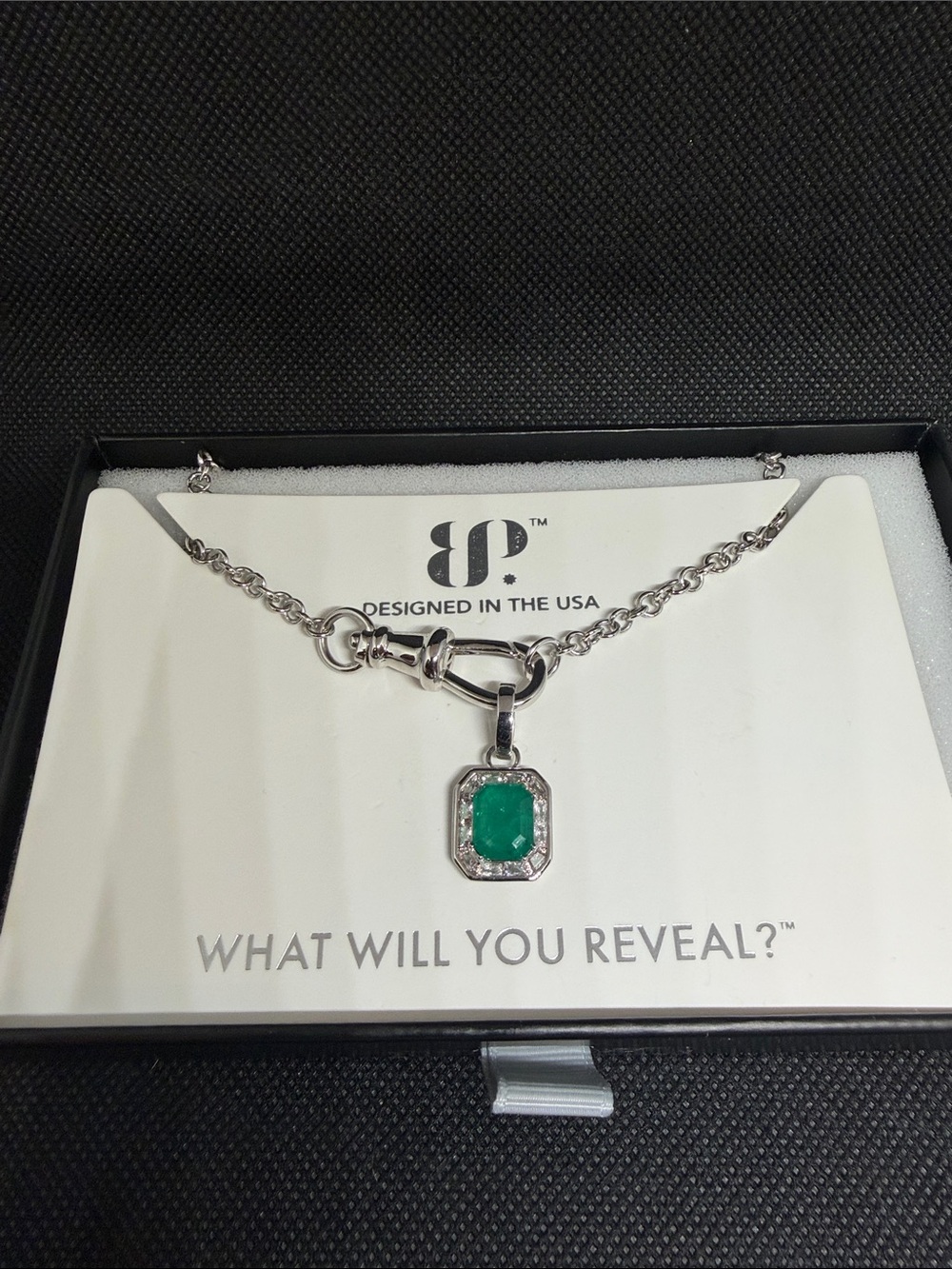 May 26: Emerald on Rhodium - Picture 3 of 3